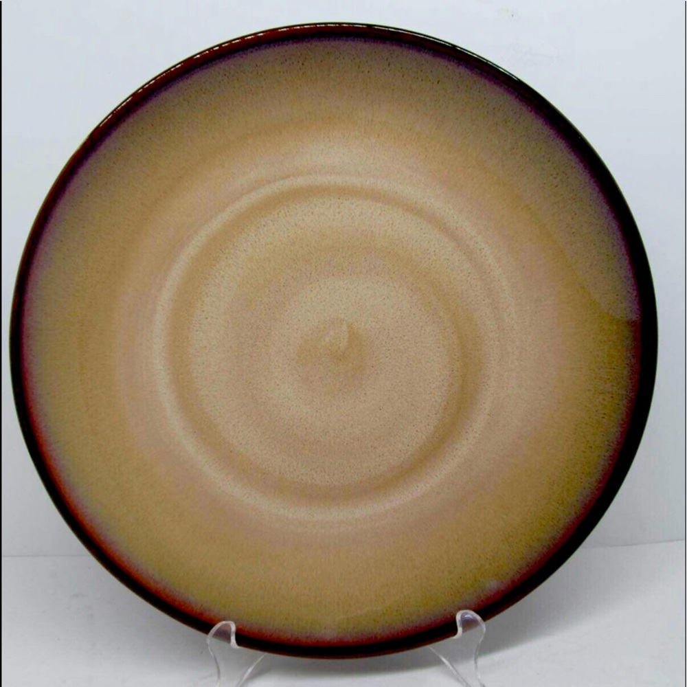 Sango 12.5”Round Serving Platter Nova Brown